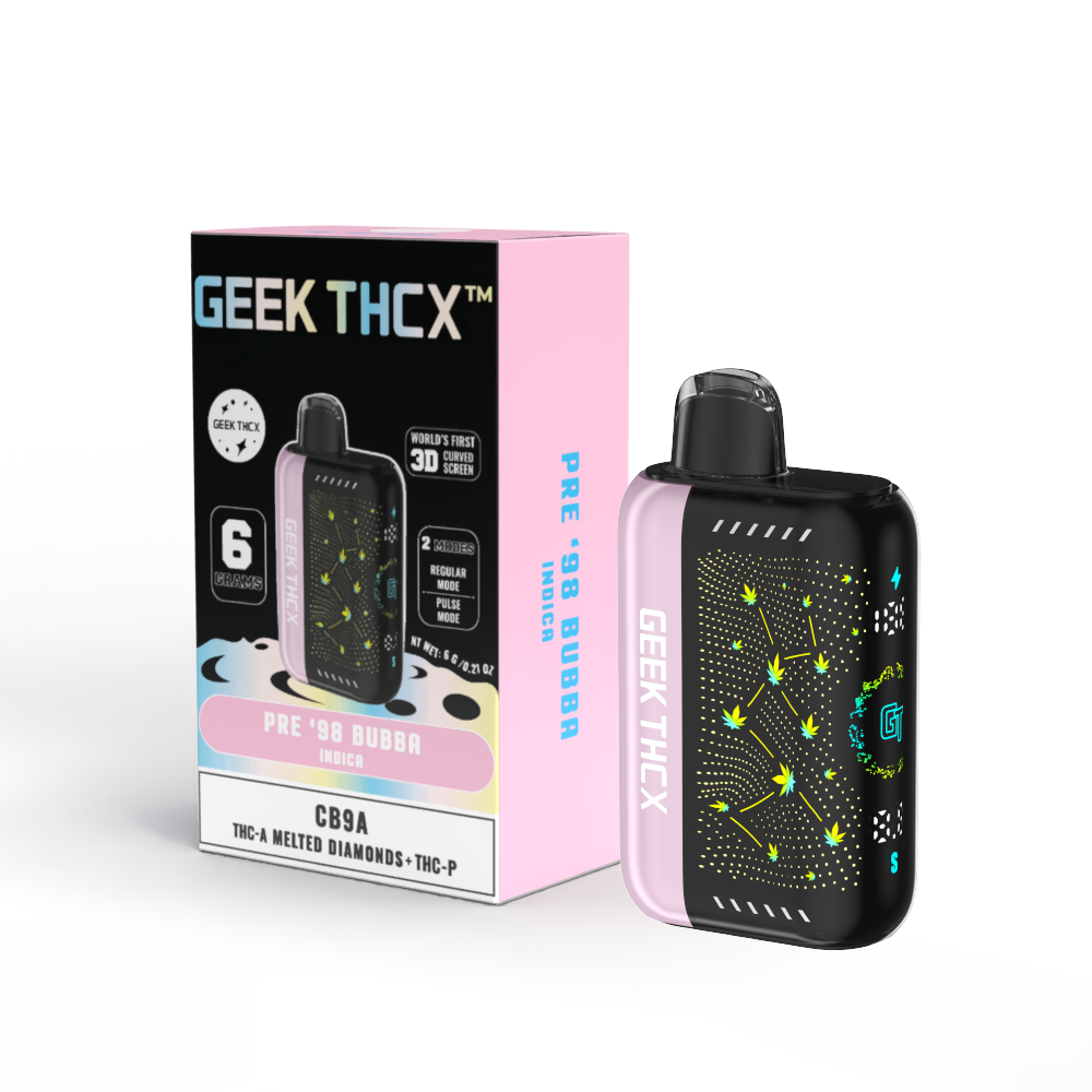 Pre 98' Bubba 6 Grams CB9A + THC-A Curve Screen Melted Diamonds + THC-P Disposable Vape Indica
