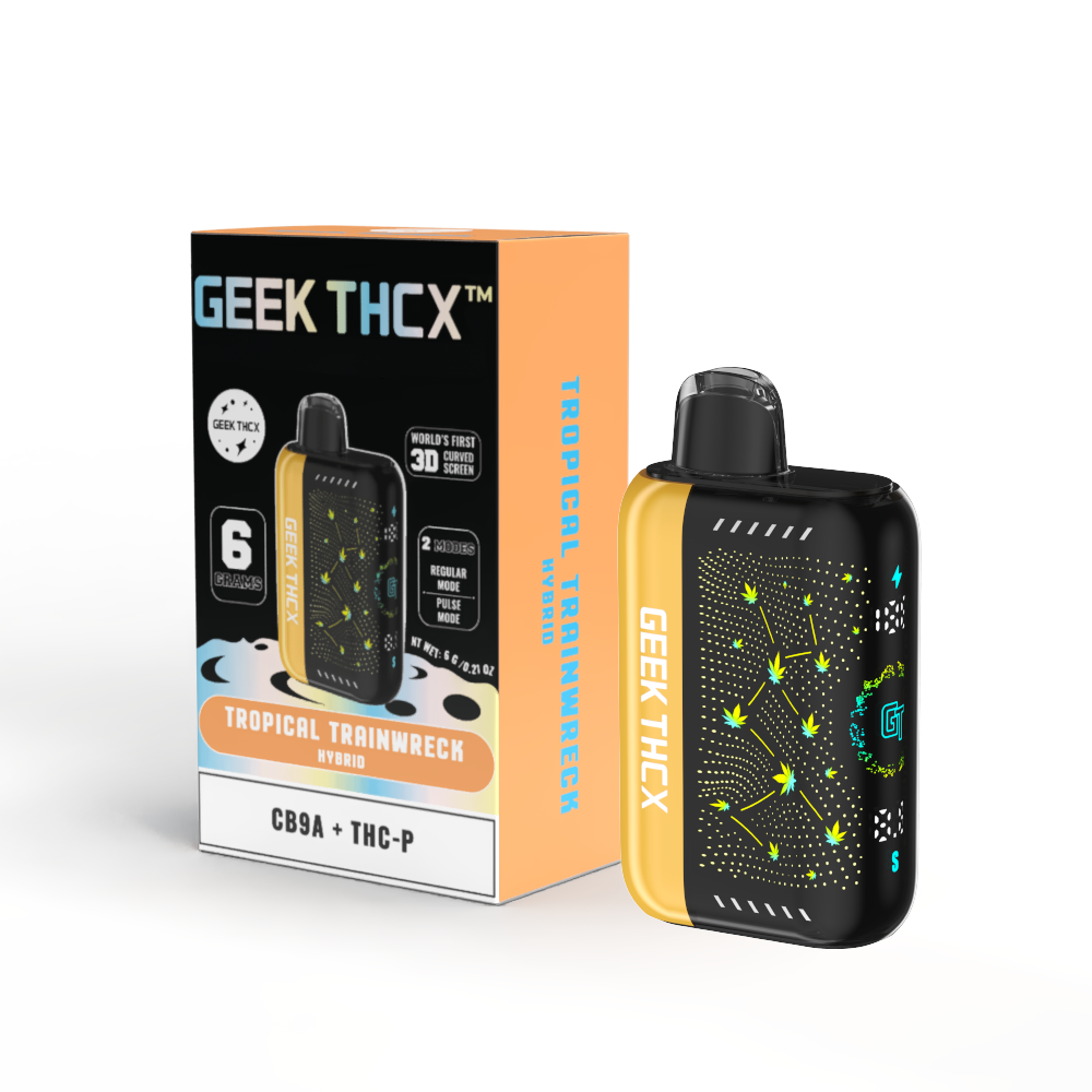 Tropical Trainwreck 6 Grams CB9A + THC-P Curve Screen Disposable Vape Hybrid